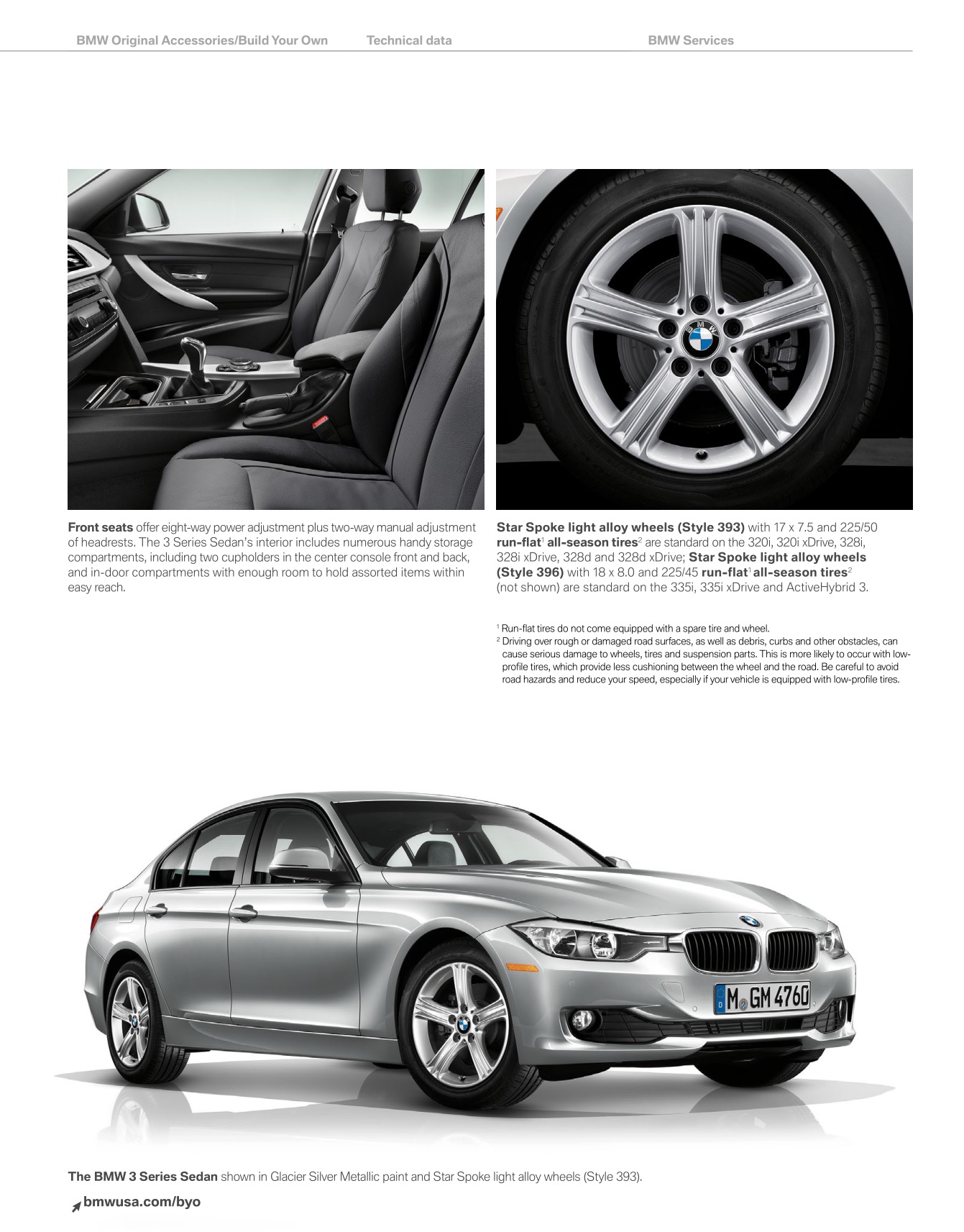 2014 BMW 3-Series Sedan Brochure Page 14